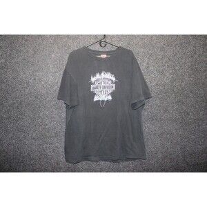 Harley Davidson Las Vegas Nevada T Shirt With Mountains Eagle City Landscape 2XL